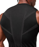 Onyx 5.0 Tank muscle fit Black/Onyx Grey - Unmatched Kicks - GYMSHARK