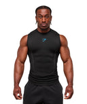 Onyx 5.0 Tank muscle fit Black/Onyx Grey - Unmatched Kicks - GYMSHARK