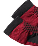 Onyx Lifting Socks Black/ Carmine Red - Unmatched Kicks - Gymshark Accessories