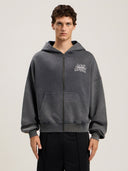 Palm Leaf Loose Zip Hoodie - Unmatched Kicks - Palm Angeles