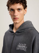 Palm Leaf Loose Zip Hoodie - Unmatched Kicks - Palm Angeles