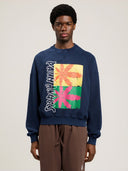 Palm Leaf Reglan Loose Sweatshirt - Unmatched Kicks - Palm Angeles