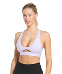 Peek A Boo Sports Bra light support Fresh Lilac - Unmatched Kicks - GYMSHARK