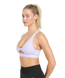 Peek A Boo Sports Bra light support Fresh Lilac - Unmatched Kicks - GYMSHARK
