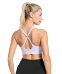 Peek A Boo Sports Bra light support Fresh Lilac - Unmatched Kicks - GYMSHARK