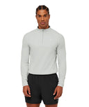 Performance 1/4 Zip slim fit Light Grey - Unmatched Kicks - GYMSHARK