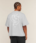 Performance T-Shirt boxy fit Light Grey Core Marl - Unmatched Kicks-GYMSHARK