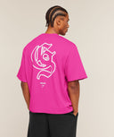 Performance T-Shirt boxy fit Super-Set Pink - Unmatched Kicks-GYMSHARK