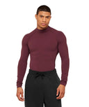 Physique Long Sleeve T-Shirt muscle fit GS Impact Burgundy/GS Cherry Purple - Unmatched Kicks - GYMSHARK