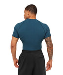 Physique T-Shirt muscle fit GS Stealth Blue/GS Deep Petrol Blue - Unmatched Kicks - GYMSHARK