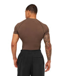 Physique T-Shirt muscle fit Soft Brown/Archive Brown - Unmatched Kicks - GYMSHARK