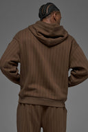 Pinstripe Hoodie Espresso Pinstripe - Unmatched Kicks - ALO
