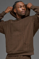 Pinstripe Hoodie Espresso Pinstripe - Unmatched Kicks - ALO