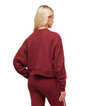 Piping Midi Crew Neck oversized fit Sets Red/Carmine Red/Soft White - Unmatched Kicks - GYMSHARK