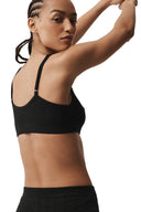 Pointelle Sweater Be Mine Bra - Black - Unmatched Kicks - ALO