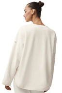 Polar Fleece Take Note Jacket - Ivory - Unmatched Kicks - ALO