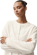 Polar Fleece Take Note Jacket - Ivory - Unmatched Kicks - ALO