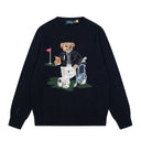 "Polo Bear Cotton - Blend Jumper RLX Refined Black - Unmatched Kicks - ralph lauren