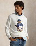 Polo Bear Cotton Sweater Deckwash White - Unmatched Kicks - ralph lauren