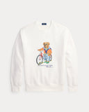 Polo Bear Fleece Sweatshirt White Summer Bear - Unmatched Kicks - ralph lauren