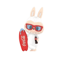 Pop Mart Labubu The Monsters Coca - Cola Series Surf with Me Figure - Unmatched Kicks - 