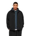 Power Coach Jacket oversized fit GS Black/GS Asphalt Grey - Unmatched Kicks - GYMSHARK