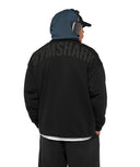 Power Coach Jacket oversized fit GS Black/GS Asphalt Grey - Unmatched Kicks - GYMSHARK