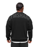 Power Crew oversized fit Black/Asphalt Grey - Unmatched Kicks - GYMSHARK