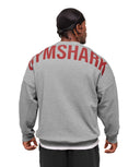 Power Crew oversized fit Charcoal Core Marl - Unmatched Kicks - GYMSHARK