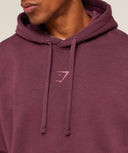 Power Hoodie oversized fit GS Impact Burgundy - Unmatched Kicks - GYMSHARK