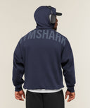 Power Hoodie oversized fit Heavy Blue/Shadow Blue - Unmatched Kicks-GYMSHARK