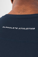 Power Long Sleeve - Deep Navy - Unmatched Kicks - Alphalete