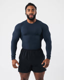 Power Long Sleeve - Deep Navy - Unmatched Kicks - Alphalete