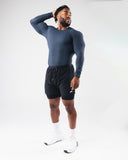 Power Long Sleeve - Shadow - Unmatched Kicks - Alphalete