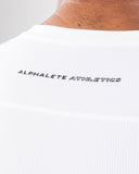 Power Long Sleeve - White - Unmatched Kicks - Alphalete