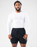 Power Long Sleeve - White - Unmatched Kicks - Alphalete