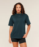 Power Oversized T-Shirt - Deep Petrol Blue - Unmatched Kicks - GYMSHARK