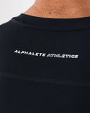 Power Short Sleeve - Black - Unmatched Kicks - Alphalete