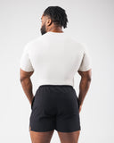 Power Short Sleeve - Bone - Unmatched Kicks - Alphalete