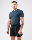 Power Short Sleeve - Dark Cyan - Unmatched Kicks - Alphalete
