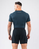 Power Short Sleeve - Dark Cyan - Unmatched Kicks - Alphalete