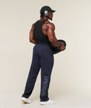 Power Straight Leg Pants oversized fit Heavy Blue/Shadow Blue - Unmatched Kicks-GYMSHARK