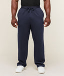 Power Straight Leg Pants oversized fit Heavy Blue/Shadow Blue - Unmatched Kicks-GYMSHARK