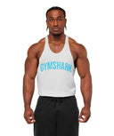Power Stringer oversized fit GS White/GS Brand Blue - Unmatched Kicks - GYMSHARK