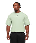 Power T-Shirt oversized fit Clay Green - Unmatched Kicks - GYMSHARK