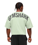Power T-Shirt oversized fit Clay Green - Unmatched Kicks - GYMSHARK