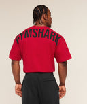 Power T-Shirt oversized fit Conditioning Red - Unmatched Kicks - GYMSHARK