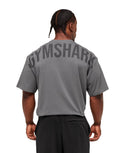 Power T-Shirt oversized fit Dark Grey - Unmatched Kicks - GYMSHARK