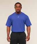 Power T-Shirt oversized fit Force Blue - Unmatched Kicks - GYMSHARK