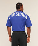 Power T-Shirt oversized fit Force Blue - Unmatched Kicks - GYMSHARK